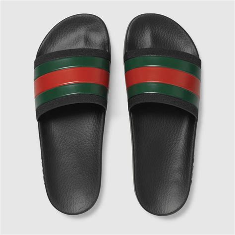 gucci rubber slides cheap|gucci slides clearance.